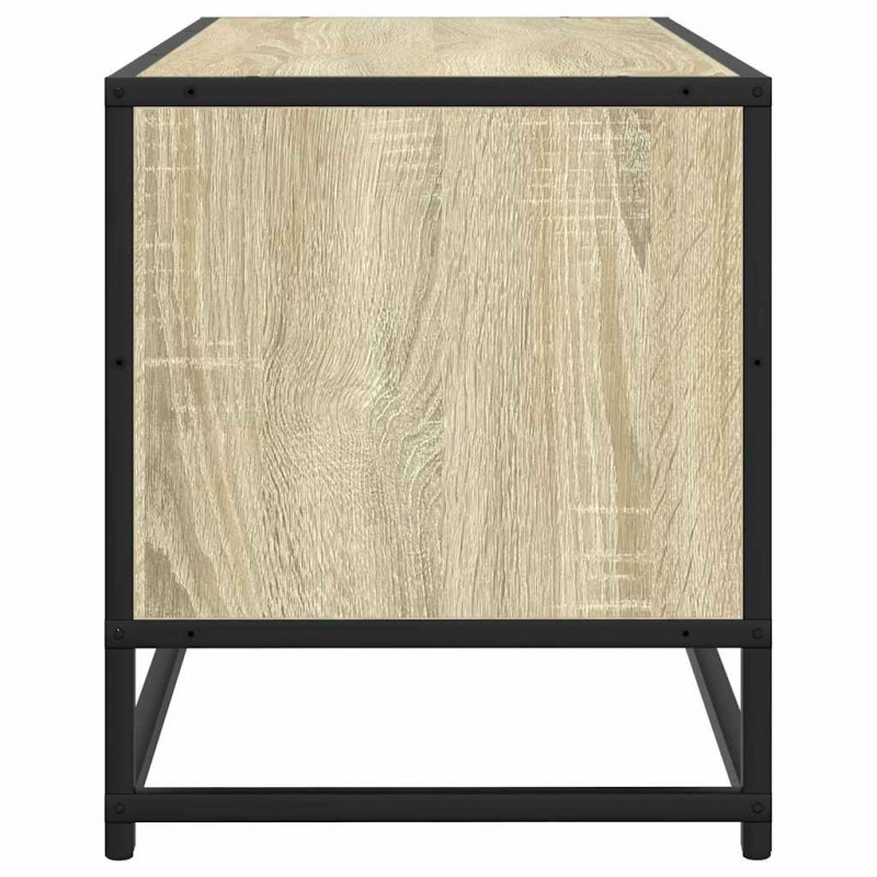Szafka pod telewizor, dąb sonoma, 80x34,5x40 cm