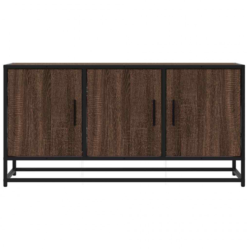 Szafka pod TV, brązowy dąb, 100x35x50 cm