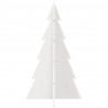 Drewniana choinka do udekorowania, biała, 80 cm, sosnowa