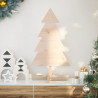 Drewniana choinka do udekorowania, 80 cm, lite drewno sosnowe