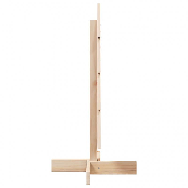 Drewniana choinka do udekorowania, 80 cm, lite drewno sosnowe