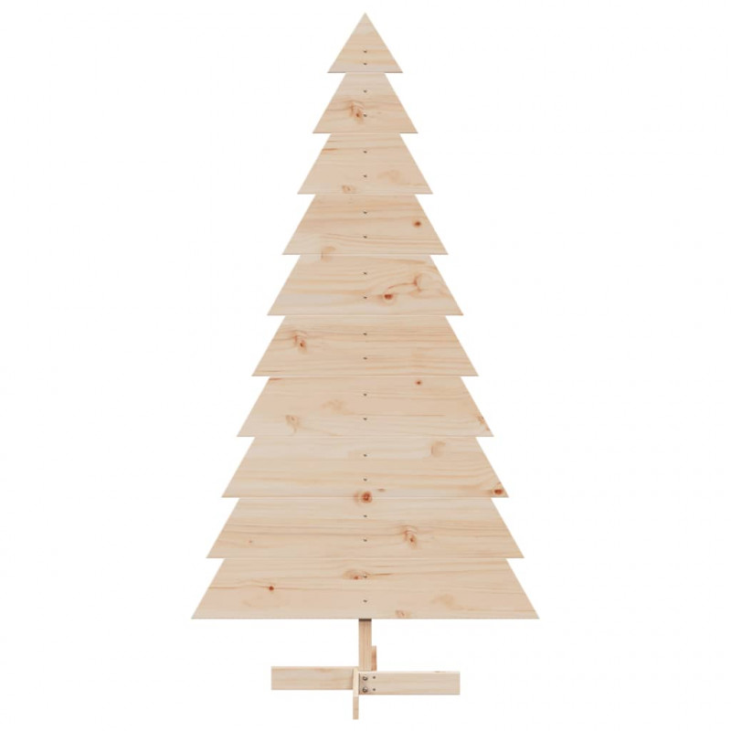 Drewniana choinka do udekorowania, 180 cm, lite drewno sosnowe
