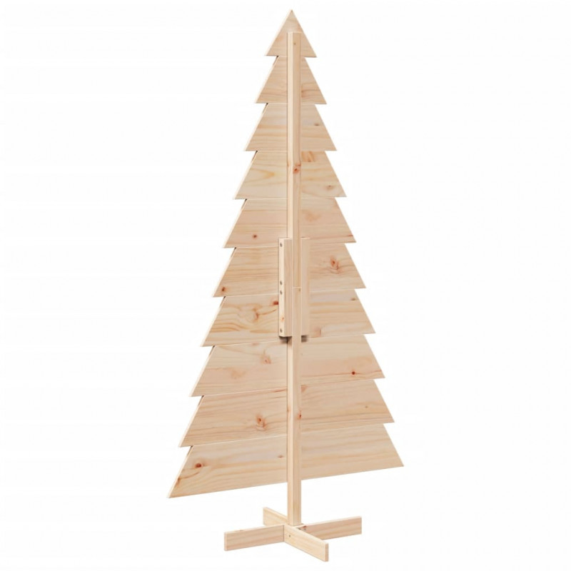 Drewniana choinka do udekorowania, 180 cm, lite drewno sosnowe