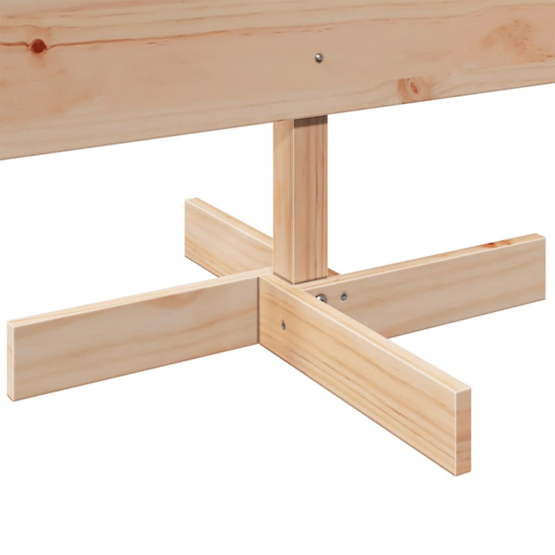 Drewniana choinka do udekorowania, 180 cm, lite drewno sosnowe