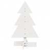 Drewniana choinka do udekorowania, biała, 60 cm, sosnowa