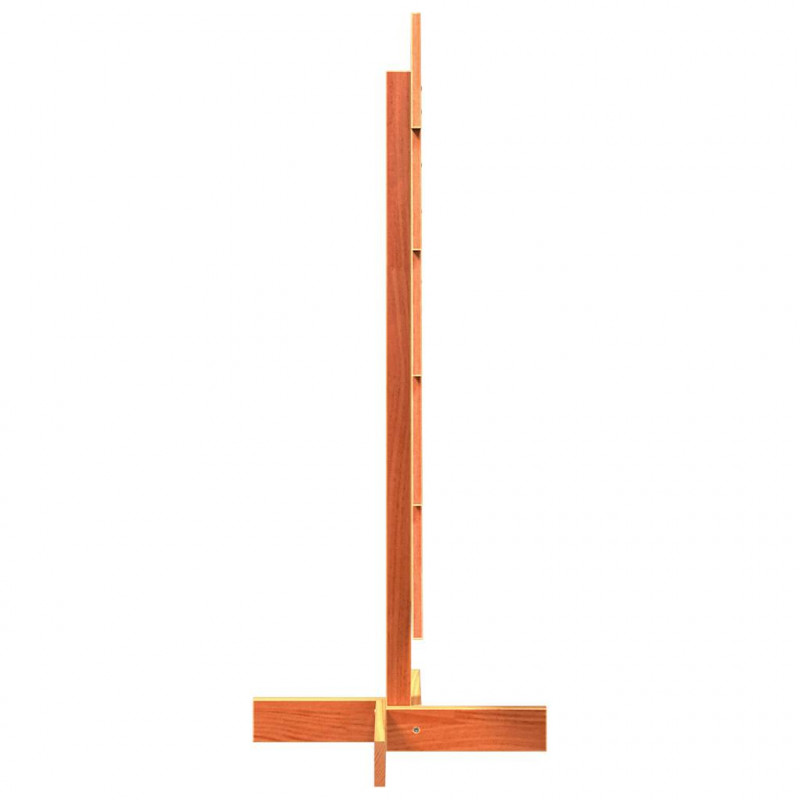 Drewniana choinka do udekorowania, woskowy brąz, 100 cm, sosna