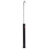 Ogrodowy prysznic solarny, czarny, 215 cm, 8 L