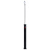 Ogrodowy prysznic solarny, czarny, 215 cm, 8 L