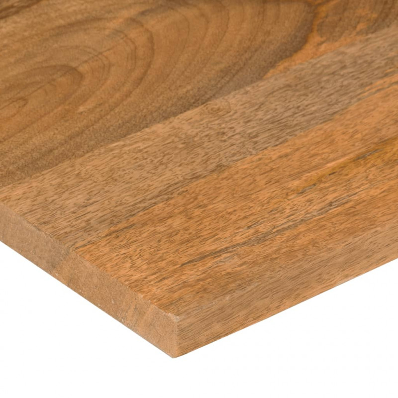 Blat biurka, z wycięciem, 160x50x2,5 cm, surowe drewno mango