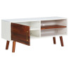 Szafka pod TV, 110x35x50 cm, lite drewno akacjowe i MDF