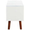 Szafka pod TV, 110x35x50 cm, lite drewno akacjowe i MDF