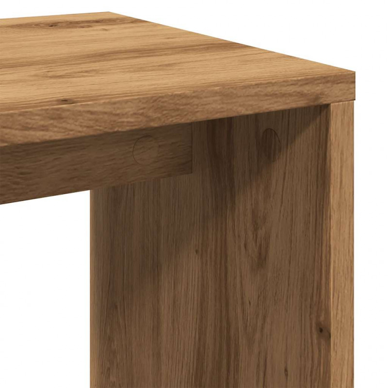 Stoliki wsuwane pod siebie, 3 szt., kolor dąb artisan