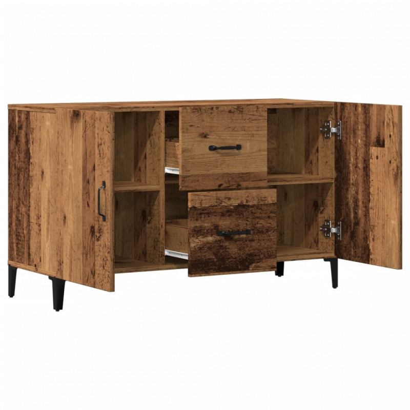 Komoda, stare drewno, 100x36x60 cm, materiał drewnopochodny