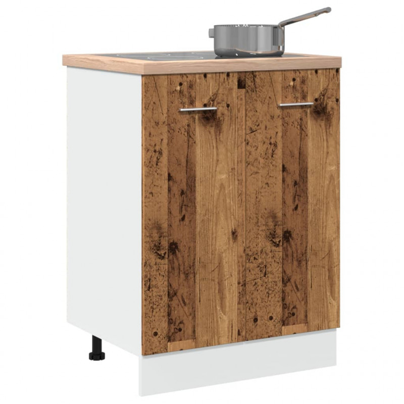 Szafka, stare drewno, 60x46x81,5 cm, materiał drewnopochodny