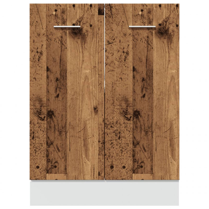 Szafka, stare drewno, 60x46x81,5 cm, materiał drewnopochodny