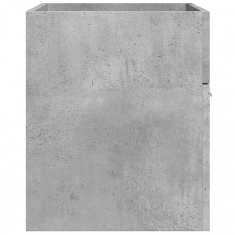 Szafka pod umywalkę, szarość betonu, 90x38,5x46 cm