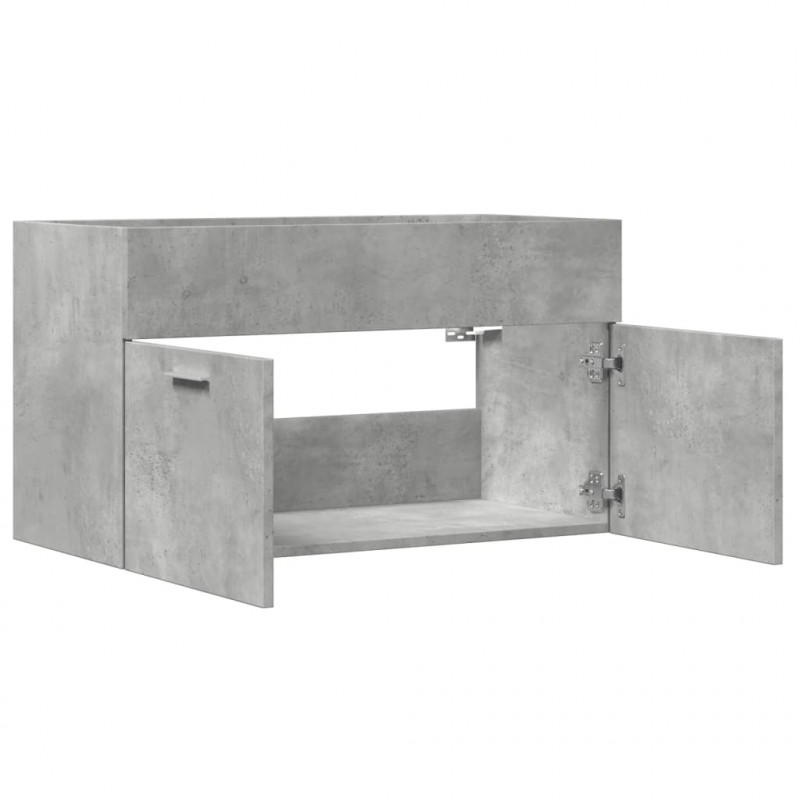 Szafka pod umywalkę, szarość betonu, 90x38,5x46 cm