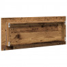 Lustro łazienkowe z LED, stare drewno, 100x8,5x37 cm