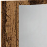 Szafka łazienkowa z lustrem, stare drewno, 60x12x45 cm