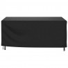 Pokrowce na meble ogrodowe, 2 szt., czarne 172x113x73 cm
