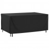 Pokrowce na meble ogrodowe, 2 szt., czarne 172x113x73 cm