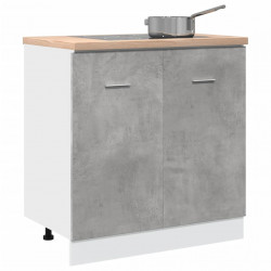 Szafka pod zlew, szarość betonu, 80x46x81,5 cm