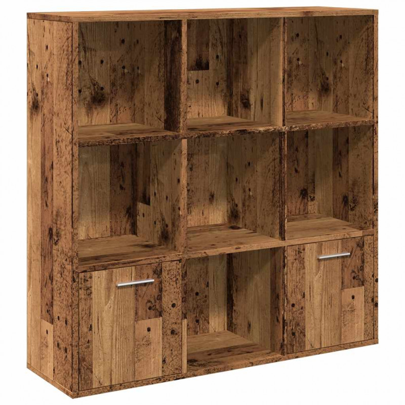 Regał, stare drewno, 98x29x97,5 cm, materiał drewnopochodny