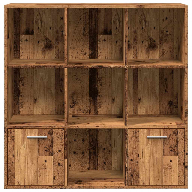 Regał, stare drewno, 98x29x97,5 cm, materiał drewnopochodny