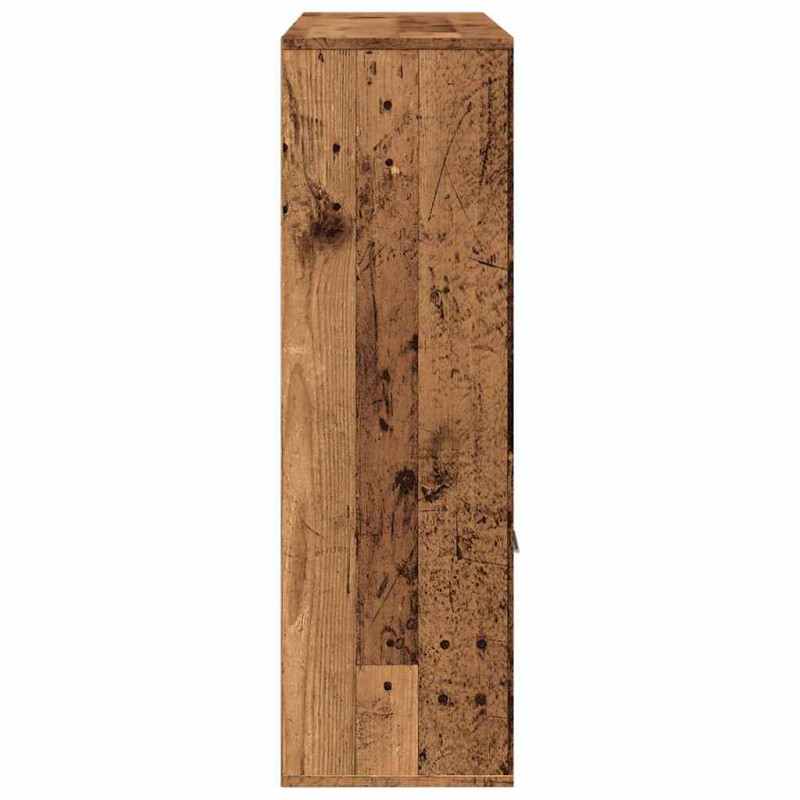 Regał, stare drewno, 98x29x97,5 cm, materiał drewnopochodny