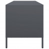 Szafka RTV, antracyt, 135x39x43,5 cm, stal walcowana na zimno