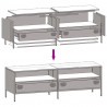Szafka RTV, antracyt, 135x39x43,5 cm, stal walcowana na zimno