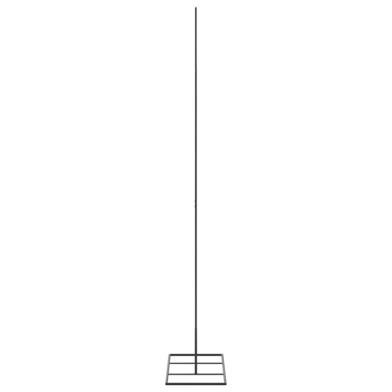 Metalowa choinka świąteczna, do dekoracji, czarna, 150 cm
