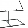 Metalowa choinka świąteczna, do dekoracji, czarna, 150 cm
