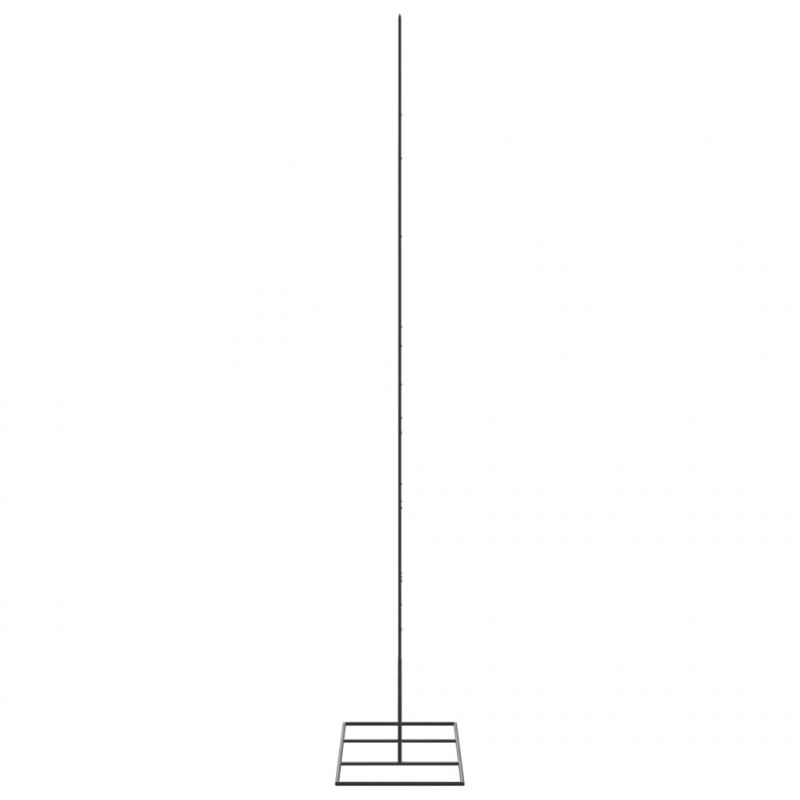 Metalowa choinka świąteczna, do dekoracji, czarna, 180 cm