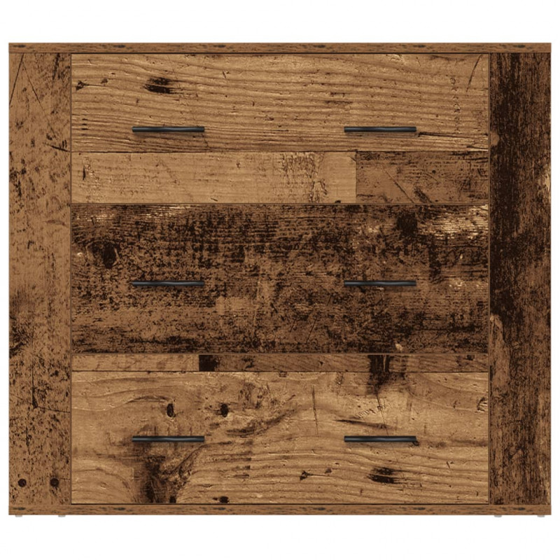 Szafka, stare drewno, 80x33x70 cm, materiał drewnopochodny