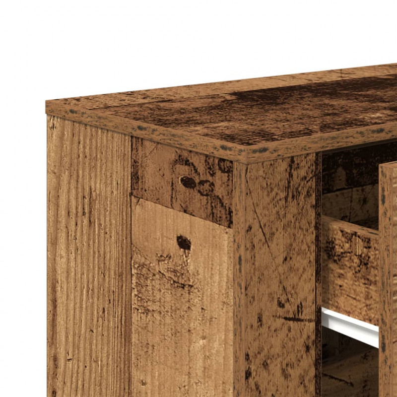 Szafka, stare drewno, 80x33x70 cm, materiał drewnopochodny