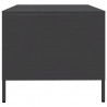 Szafka RTV, czarna, 68x50x43,5 cm, stal walcowana na zimno