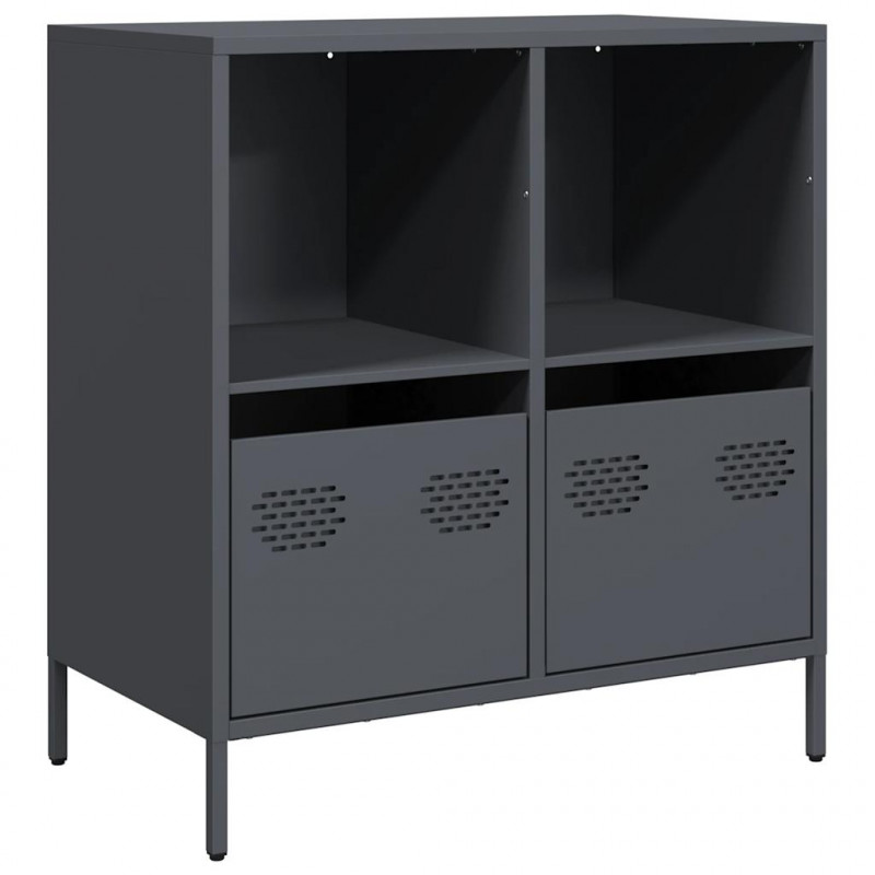 Szafka, antracytowa, 68x39x73,5 cm, stal walcowana na zimno