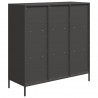 Szafka, czarna, 101,5x39x103,5 cm, stal