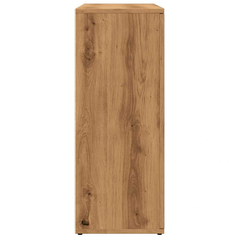 Szafka, dąb artisan, 91x29,5x75 cm, materiał drewnopochodny