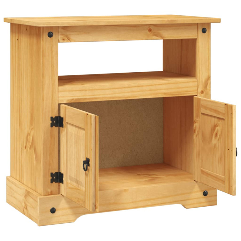 Szafka TV w meksykańskim stylu Corona, sosna, 80x43x78 cm