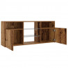 Szafka pod TV z oświetleniem LED, stare drewno, 120x30x50 cm