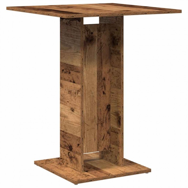 Stolik bistro, stare drewno, 60x60x75 cm