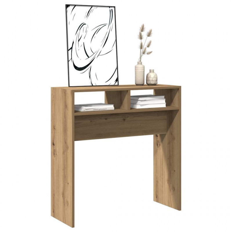 Stolik konsolowy, dąb artisan, 78x30x80 cm