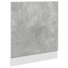Panel do zabudowy zmywarki, szarość betonu, 60x1,5x67cm,