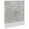 Panel do zabudowy zmywarki, szarość betonu, 60x1,5x67cm,
