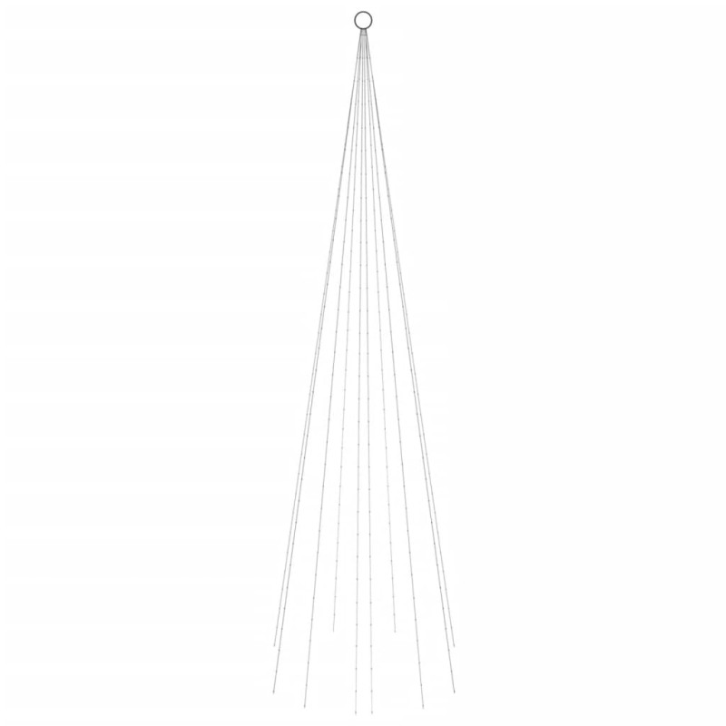 Choinka do montażu na maszcie, 310 ciepłych białych LED, 300 cm