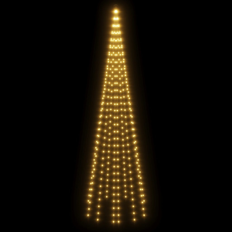 Choinka do montażu na maszcie, 310 ciepłych białych LED, 300 cm