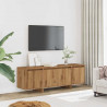 Szafka TV, dąb artisan, 120x30x40,5 cm, materiał drewnopochodny
