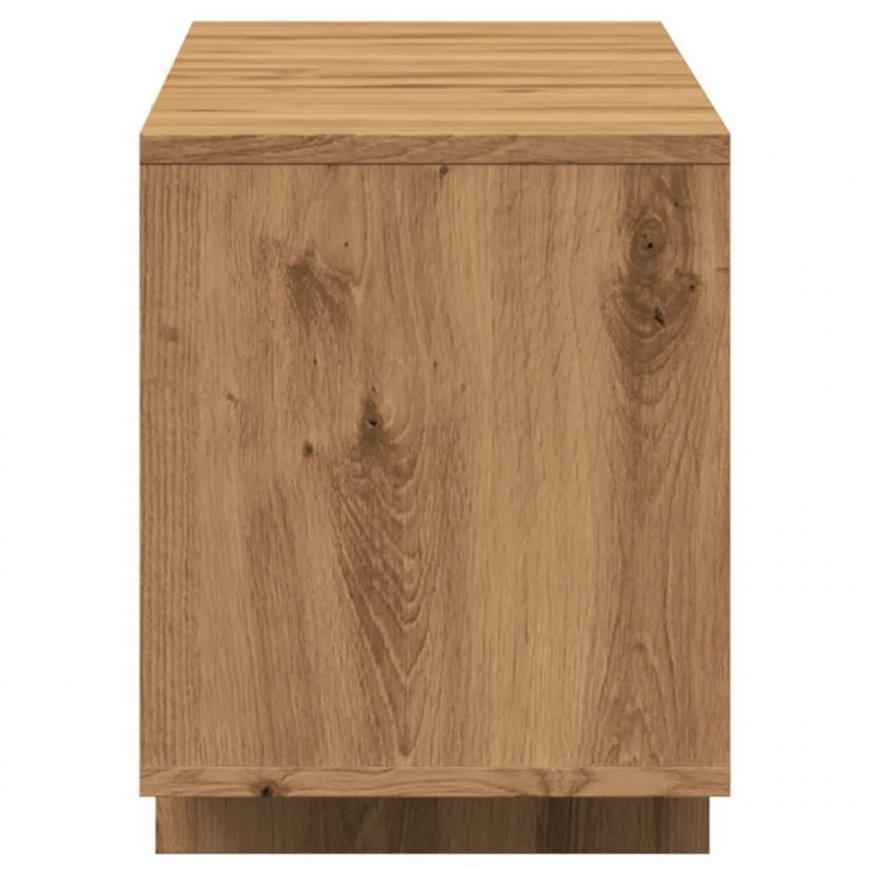 Szafka TV, dąb artisan, 120x30x40,5 cm, materiał drewnopochodny